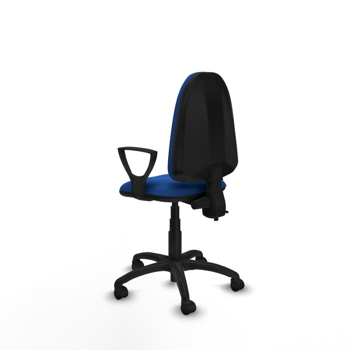 PIQUERAS Y CRESPO Silla de oficina Aýna Azul con mecanismo de doble maneta
