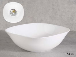 Vivalto Bol Cuadrado Opal Blanco 17,5 x 17,5 cm (Set de 36)