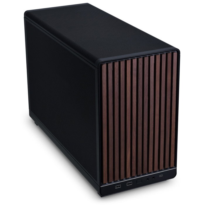 Lian Li DAN Cases A3-mATX Wood Edition Negro y Madera