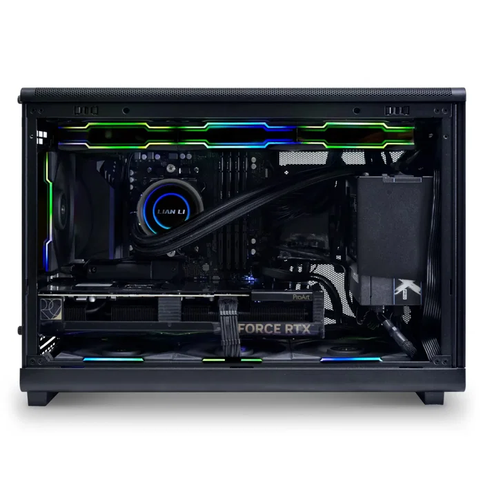 Lian Li DAN Cases A3-mATX Wood Edition Negro y Madera