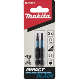Makita Impact Black T15x50mm 2 piezas