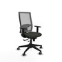 PIQUERAS Y CRESPO Silla de oficina Horna Sincro/Traslack Negro/Gris