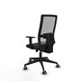 PIQUERAS Y CRESPO Silla de oficina Horna Sincro/Traslack Negro/Gris