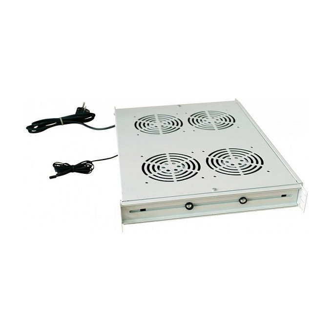 ALLNET Panel Ventilador Rack 1U 19" con 4 Ventiladores y Control de Temperatura - Gris ALLNET Panel Ventilador Rack 1U 19" con 4 Ventiladores y Control de Temperatura - Gris