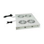 ALLNET Panel Ventilador Rack 1U 19" con 4 Ventiladores y Control de Temperatura - Gris