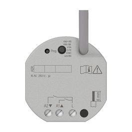 Jung 230021SU Actuador KNX de 2 canales de conmutación y 1 canal de persiana, empotrado, Secure