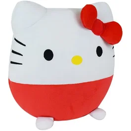 Jemini Cojín de peluche Kawaii Hello Kitty 27 cm Suave y tierno
