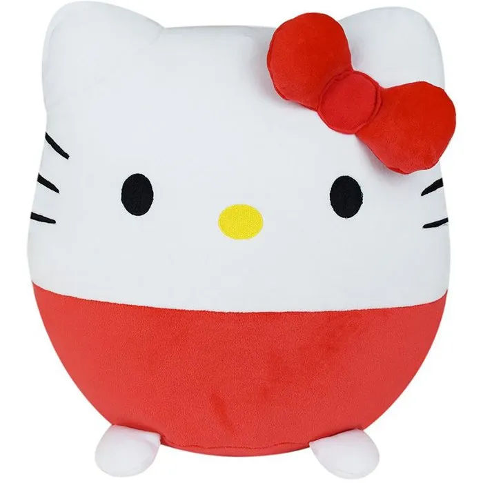 Jemini Cojín de peluche Kawaii Hello Kitty 27 cm Suave y tierno Jemini Cojín de peluche Kawaii Hello Kitty 27 cm Suave y tierno
