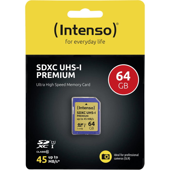 Intenso 3421490 Tarjeta SDXC de 64 GB UHS-I