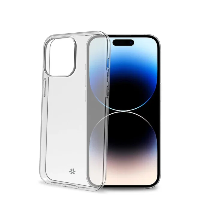 Celly Gelskin1054 Funda para iPhone 15 Pro (6.1") Transparente