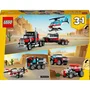 LEGO Creator Camión Plataforma con Helicóptero 31146