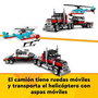 Lego Creator Juego de Construcción Camión Plataforma con Helicóptero - 31049 - Recomendado para niños a partir de 6 años