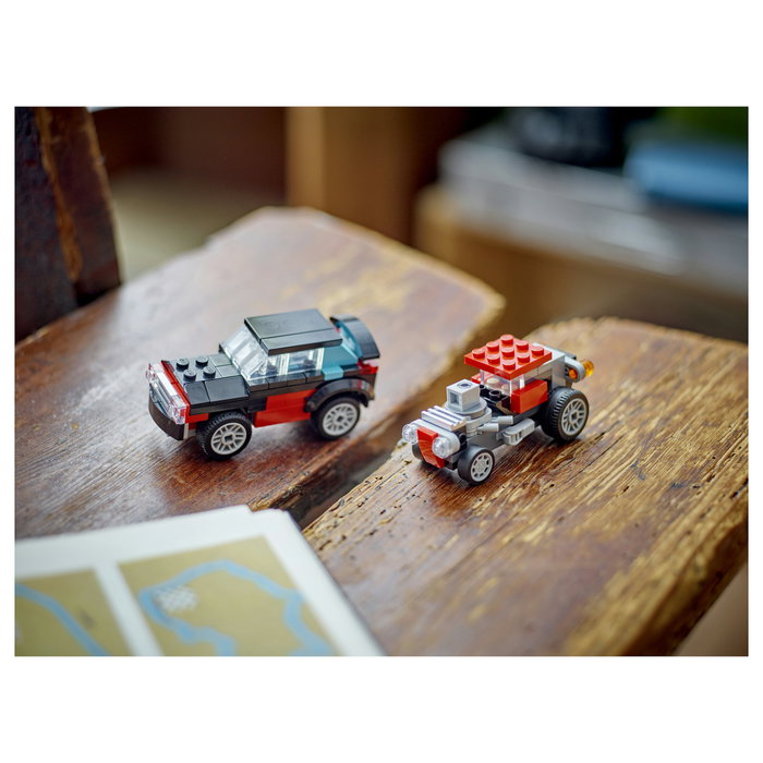 LEGO Creator Camión Plataforma con Helicóptero 31146