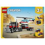 LEGO Creator Camión Plataforma con Helicóptero 31146