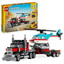 LEGO Creator Camión Plataforma con Helicóptero 31146