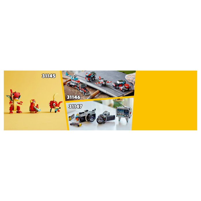 LEGO Creator Camión Plataforma con Helicóptero 31146