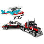 LEGO Creator Camión Plataforma con Helicóptero 31146