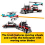 LEGO Creator Camión Plataforma con Helicóptero 31146