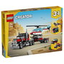 LEGO Creator Camión Plataforma con Helicóptero 31146
