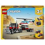 LEGO Creator Camión Plataforma con Helicóptero 31146
