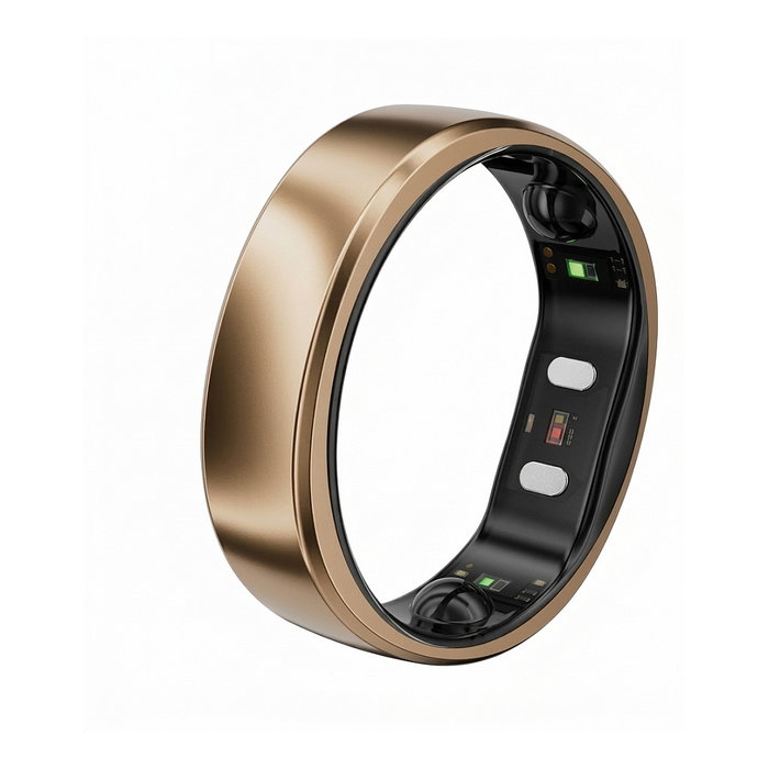 RingConn Smart Ring Gen2 Air für Frauen und Männer - Schlaf- und Fitness Tracking Wearable - Herzfrequenz - Thinnengold Größe 10 RingConn Smart Ring Gen2 Air für Frauen und Männer - Schlaf- und Fitness Tracking Wearable - Herzfrequenz - Thinnengold Größe 10