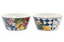 DKD Home Decor Set de 6 Cuencos de Porcelana Azulejos 550ml