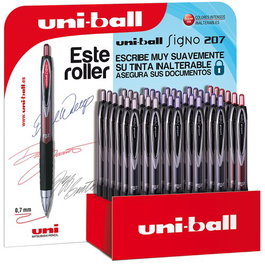 UNI-BALL Signo 207 Micro 0,5 UMN-207 MICRO Expositor de 36 unidades