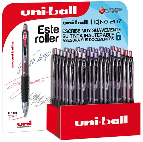 UNI-BALL Signo 207 Micro 0,5 UMN-207 MICRO Expositor de 36 unidades UNI-BALL Signo 207 Micro 0,5 UMN-207 MICRO Expositor de 36 unidades