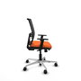 PIQUERAS Y CRESPO Silla de oficina Yunquera Naranja y Negro