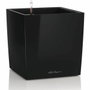 Lechuza Maceta Cube Premium 50 Negro Brillante