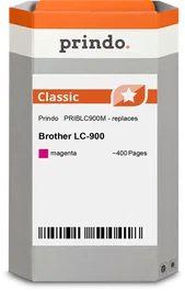 Prindo Cartucho de tinta magenta PRIBLC900M Classic ~400 páginas compatible con Brother LC900M (LC-900)