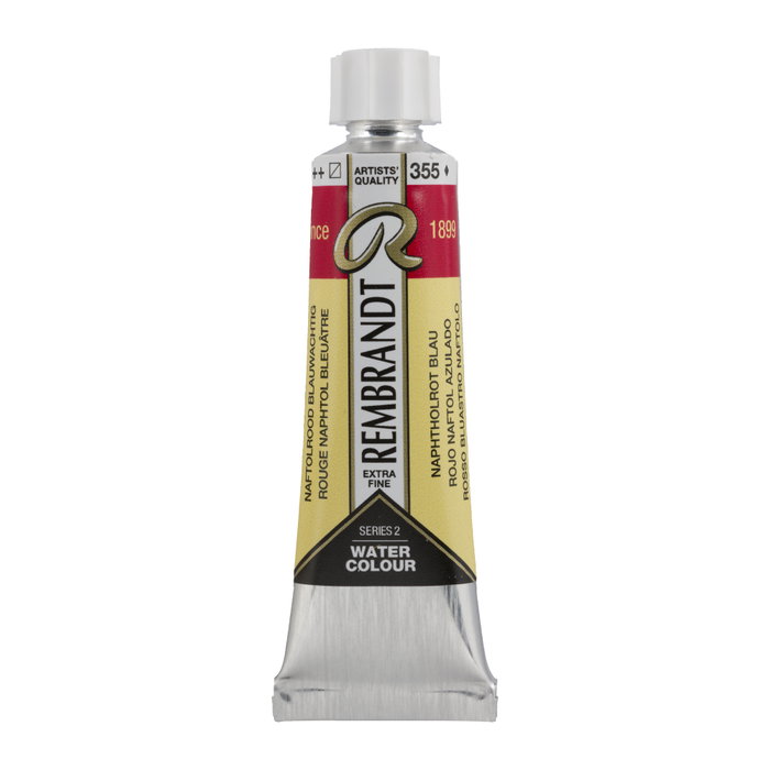 Rembrandt Acuarela Tubo 10 ml Rojo Naftol Azulado 355 Rembrandt Acuarela Tubo 10 ml Rojo Naftol Azulado 355