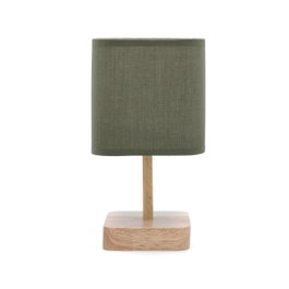 Vinthera Lámpara Madera y Lino Nora con Tulipas de 13 cm