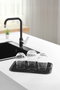 Hermia Ge-143Bulasık Escurridor de Platos de Silicona Negro 36 x 28 x 1 cm