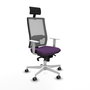 PIQUERAS Y CRESPO Silla de oficina Horna con mecanismo Sincro, Morado y Gris