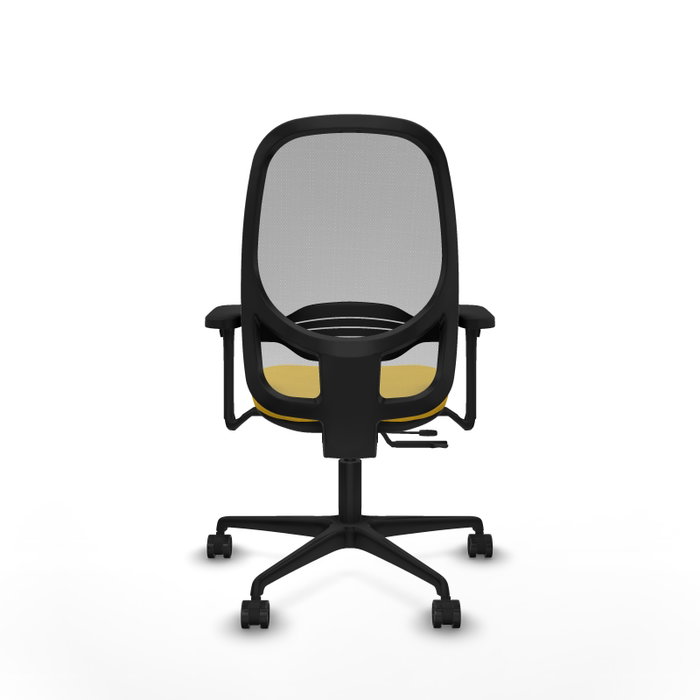 PIQUERAS Y CRESPO Silla de oficina Cilanco con mecanismo Sincro/Traslack, Amarillo y Gris PIQUERAS Y CRESPO Silla de oficina Cilanco con mecanismo Sincro/Traslack, Amarillo y Gris