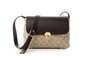 Lucky Bees Bolso bandolera 1278, Crema y Marrón, Piel de Polivinilo