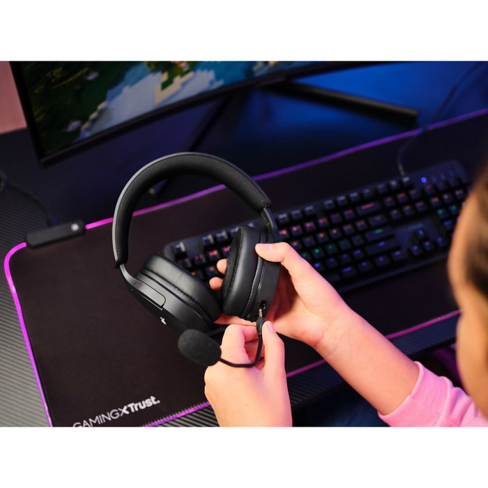 Trust GXT 491 Fayzo Auriculares Gaming Inalámbricos Negros