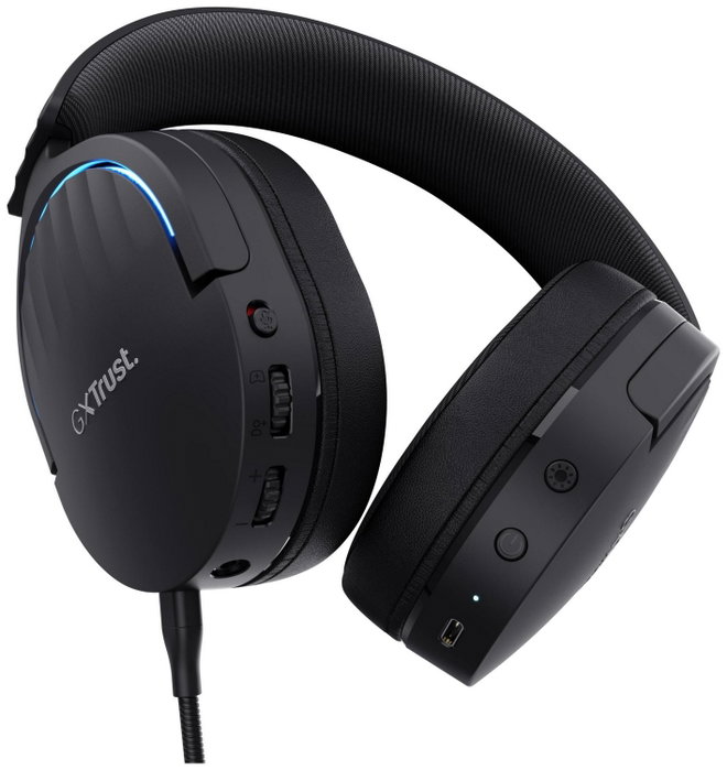 Trust GXT 491 Fayzo Auriculares Gaming Inalámbricos Negros