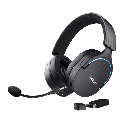 Trust GXT 491 Fayzo Auriculares Gaming Inalámbricos Negros