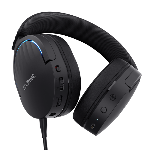 Trust GXT 491 Fayzo Auriculares Gaming Inalámbricos Negros