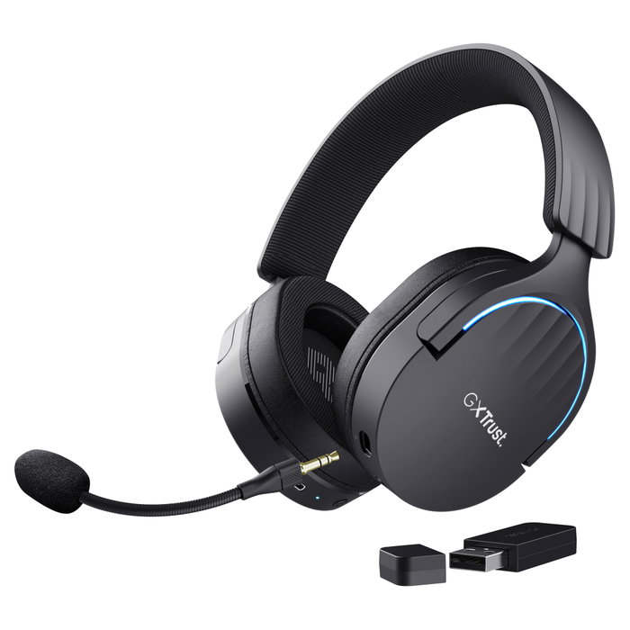 Trust GXT 491 Fayzo Auriculares Gaming Inalámbricos Negros
