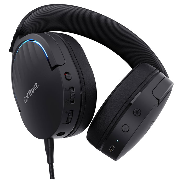 Trust GXT 491 Fayzo Auriculares Gaming Inalámbricos Negros