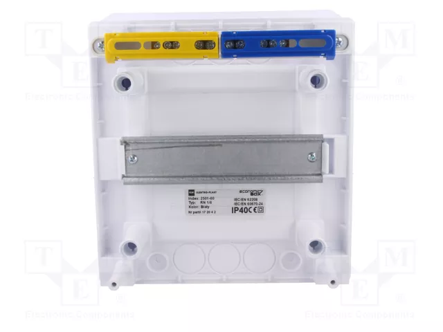 ELEKTRO-PLAST NASIELSK Economic Box Carcasa para Aparatos Modulares de 6 Módulos, Blanco ELEKTRO-PLAST NASIELSK Economic Box Carcasa para Aparatos Modulares de 6 Módulos, Blanco