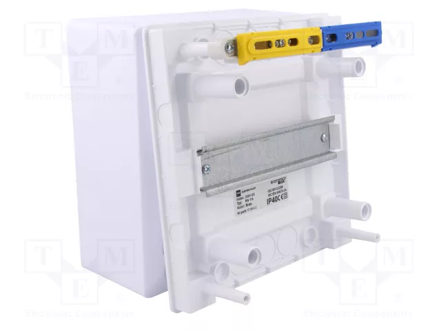 ELEKTRO-PLAST NASIELSK Economic Box Carcasa para Aparatos Modulares de 6 Módulos, Blanco ELEKTRO-PLAST NASIELSK Economic Box Carcasa para Aparatos Modulares de 6 Módulos, Blanco