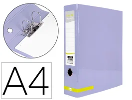 Liderpapel Archivador de Palanca Color System Lavanda A4 80 mm