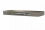 IP-COM G1024G Switch Gigabit No Administrado 24 Puertos RJ-45 Ethernet, Montaje en Rack, Carcasa Metálica, Plug & Play, Capacidad 48 Gbit/s, Capa L2