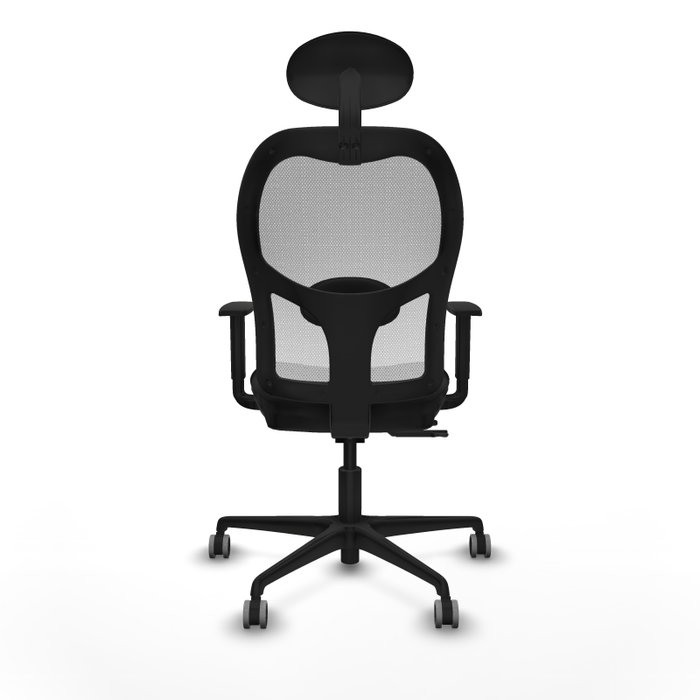 PIQUERAS Y CRESPO Silla de oficina Jorquera con mecanismo Sincro/Traslack, Blanco y Negro PIQUERAS Y CRESPO Silla de oficina Jorquera con mecanismo Sincro/Traslack, Blanco y Negro