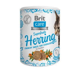 Brit Snack Gatos Arenque Espino Amarillo 6x100gr Sin Cereales