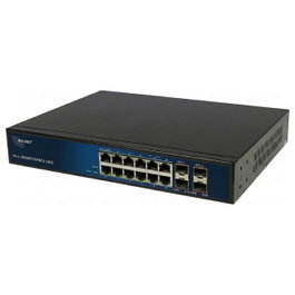 ALLNET ALL-SG8616PMJ-10G Switch Layer2+ 16 Port 12x GbE 130W PoE 4x SFP+